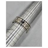 Sterling Silver Open Ring Sz 10 Weight 3.7g
