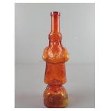 Vintage Amber Red Glass Belsnickle Santa Claus