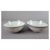 2x The Bid Vintage Porcelain Bowls