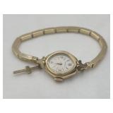 14k Ladies Benrus Watch Running  . Back Case Only