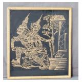 Vintage Thai Ramayana Painting