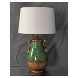 Glazed Pottery Lamp - Powers Up