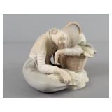 Lladro Porcelain Figurine " Little Green Grocer"