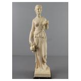 Greek Goddess Statue Holding Cup & Pitcher