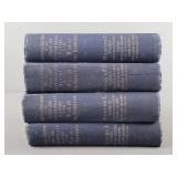 4pc Union & Confederate Navies Books - Late 1800