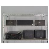 7.1 Channel Av Receiver W/ Remote & Asst Speakers