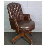 Paoli Chair Co Vintage Faux Leather Office Chair
