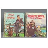 2x The Bid Golden Book Capt Kangaroo & Smokey Bear