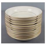 12 Pc Noritake Ivory China " Tulane" Salad Bowl