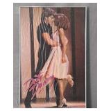 Vintage Dirty Dancing Poster Framed Under Glass