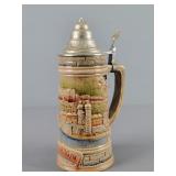 Vintage Goebel Hand Painted German Beer Stein