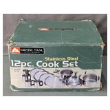 Ozark Trail 12 Pc Copper Clad Stainless Cookware