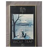 P. Buckley Moss 1981 "wolf Trap" Poster