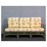 Lexington Casual Painted Bamboo Frame Sofa
