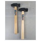 2x The Bid Pittsburgh Hardwood Cross Pein Hammer
