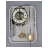 Mechanical Skeleton Wall Clock Made In Germany
