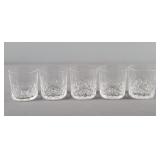 5x The Bid Waterford Crystal Tumblers
