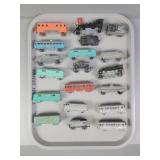 19x The Bid Midgetoy Metal Train Cars