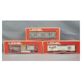 3x The Bid Assorted Lionel Rolling Stock
