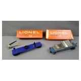 2x The Bid Lionel Missile & Helicopter Car