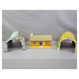 3x The Bid Marx Metal Train Accessories