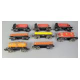 8x The Bid Lionel Metal Rolling Stock