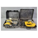 2x The Bid Dewalt Sander & Jigsaw W/ Cases