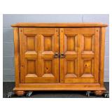 Broyhill Solid Pine 2 Drawer Cabinet