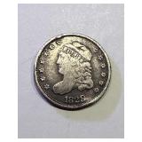 1829 Bust Silver Half Dime