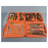 4x The Bid Trays Of Tools- See Photos