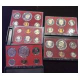 5x The Bid Us Mint Proof Sets - 1970s
