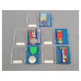 5x The Bid Vintage Replica Medals