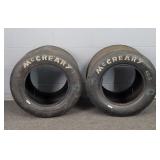 2x The Bid Vintage Authentic Racing Tires