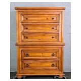 Broyhill Solid Pine 5 Drawer Chest