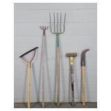5x The Bid Asso. Yard & Garden Tools