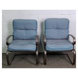 2x The Metal Frame Springer Chair