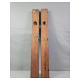 2x The Bid Stanley 30" Antique Level