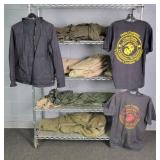 Usmc & More Asst Vintage Military Uniform Items +