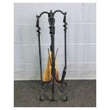 Wrought Iron Fireplace Tool Set