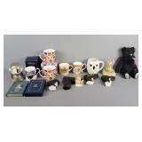 Large Lot England Mugs, Books, Bears