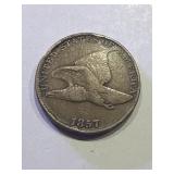 1857 Flying Eagle Cent