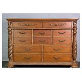 Mdf Cherry Finish 12 Drawer Dresser