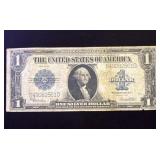 1923 Large Size $1 Silver Certificate Horse