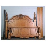 King Size Mdf Cherry Finish Head & Foot Board
