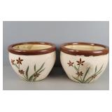 2x The Bid Flower Motif Planters