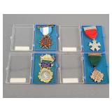 4x The Bid Vintage Replica Medals