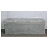 Sorbus Collapsible Mcrofiber Storage Ottoman Bench