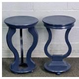 2x The Bid Office Star Painted Solid Wood Stand