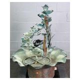 Vintage Copper Fountain W/ Water Pump