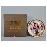 John Wayne Masterpiece Plate The Duke